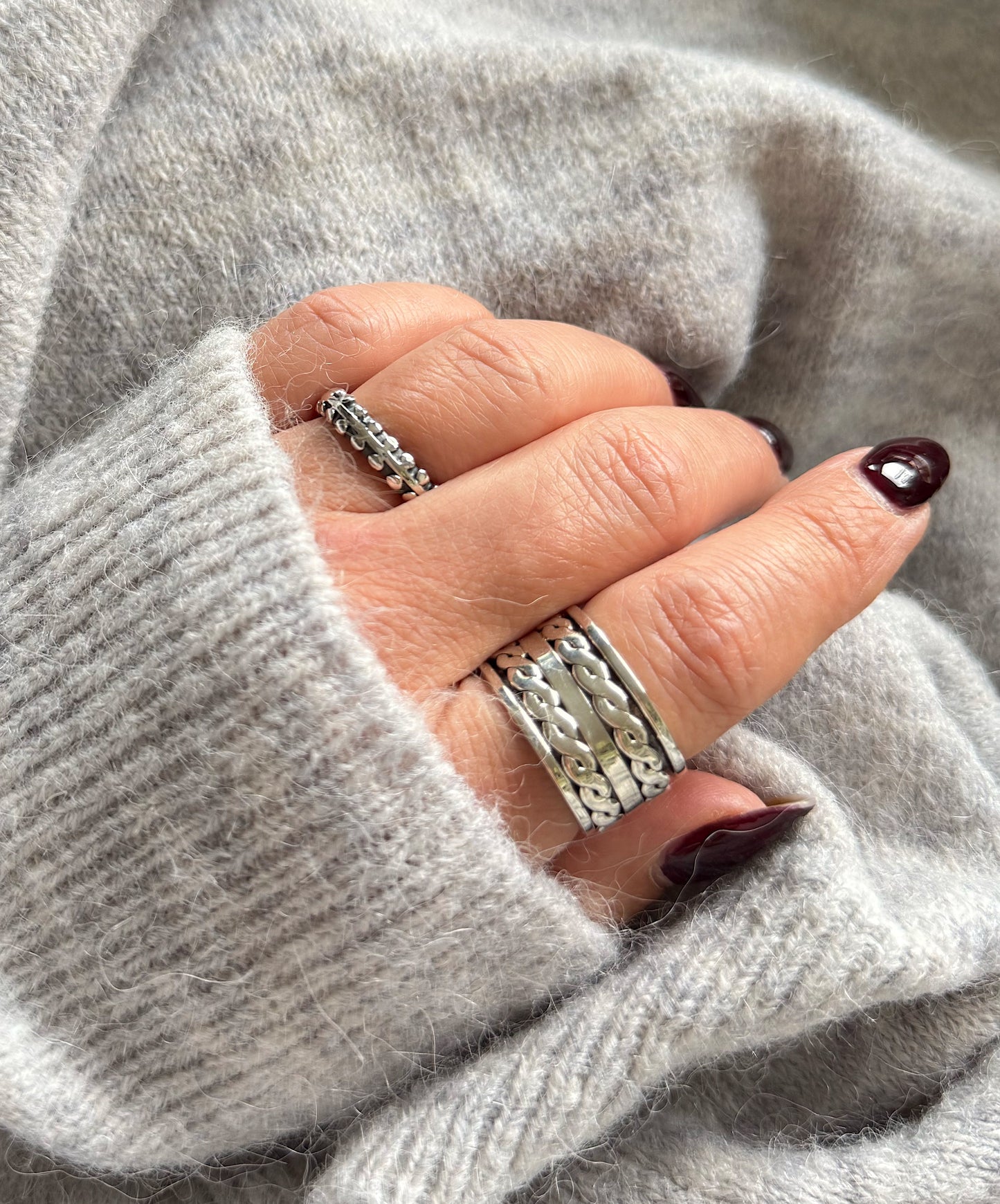 Sidabrinis žiedas "Gija"