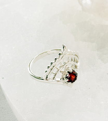 Sidabrinis žiedas “Išsiskleidimas” / 12 dydis