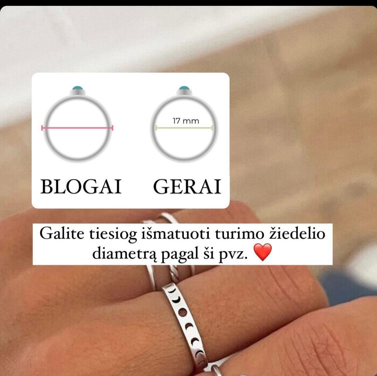 Sidabrinis žiedas "Oniksas"