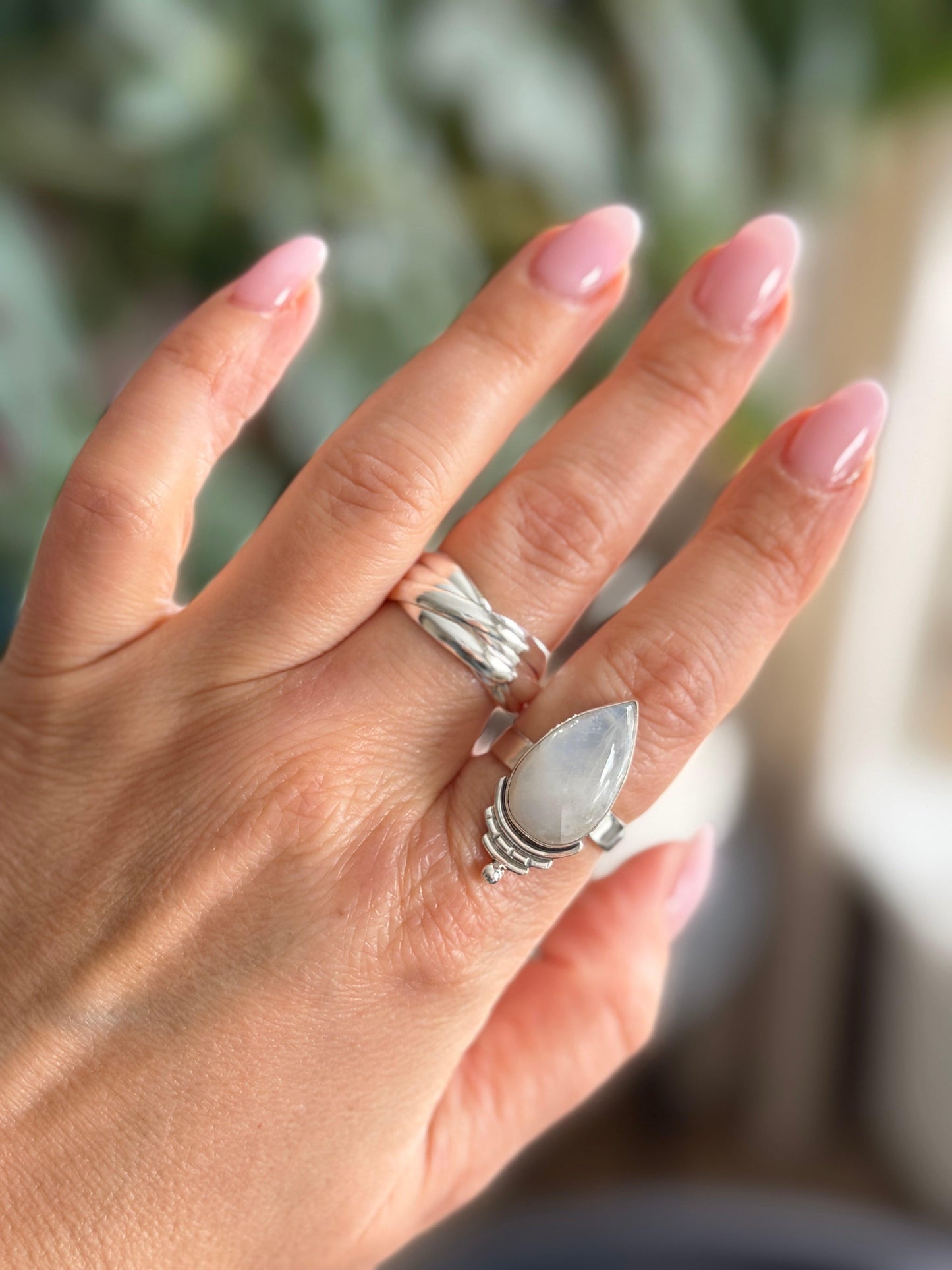 Sidabrinis žiedas “Penki elementai”