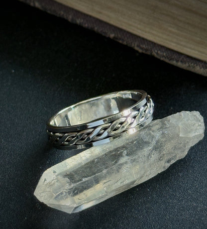 Sidabrinis žiedas “Susijungimas”