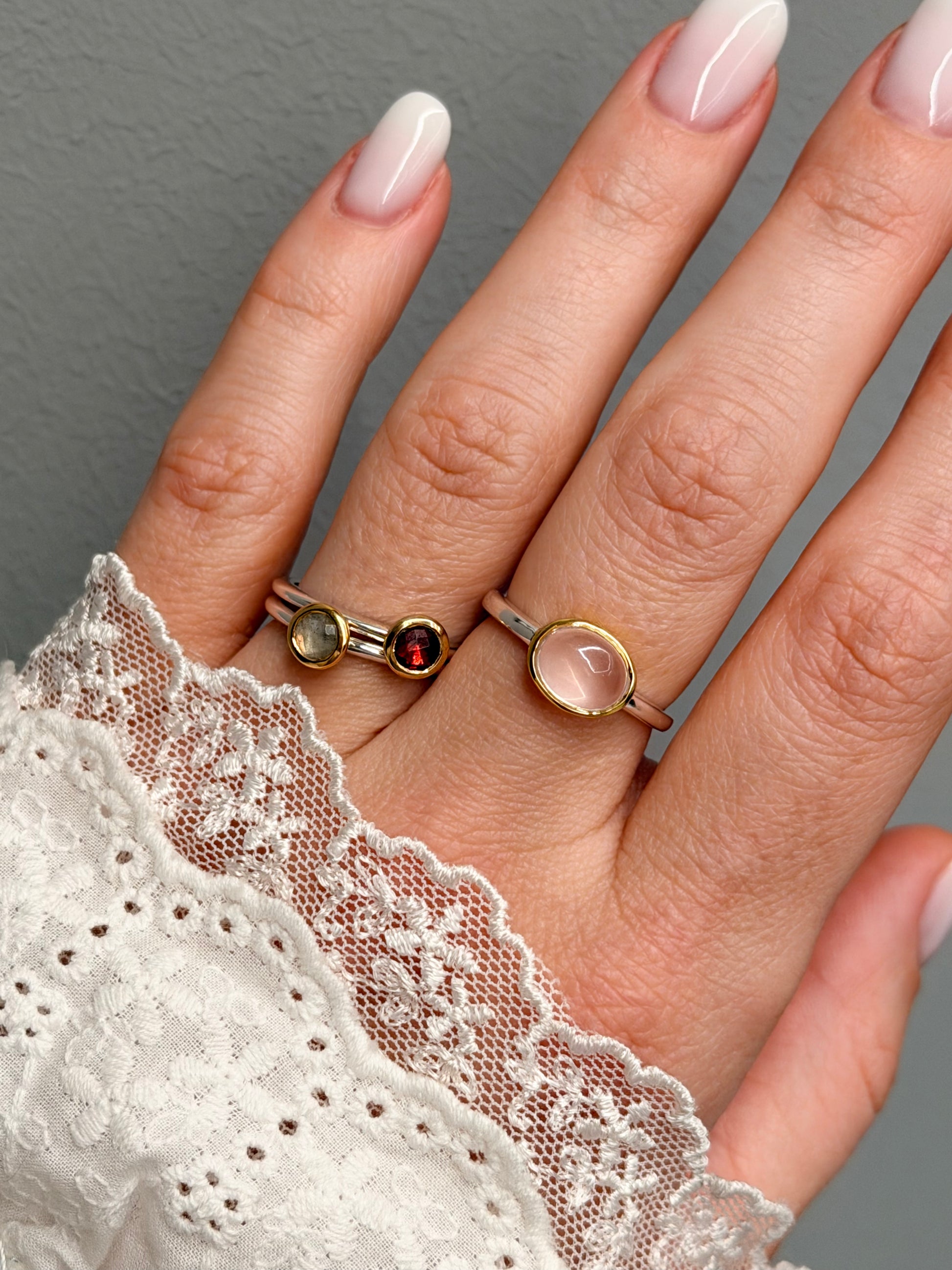 Sidabrinis žiedas su Labradoritu “Apsauga”