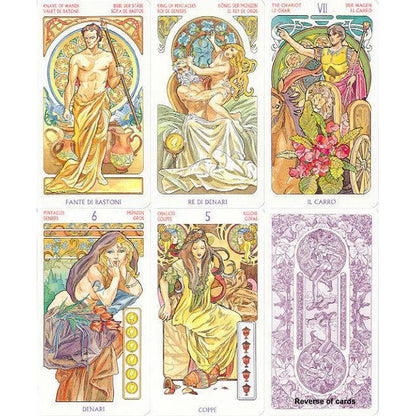Taro kortos "Art Nouveau"