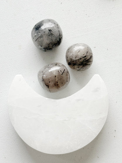 Turmalino kvarco kristalas