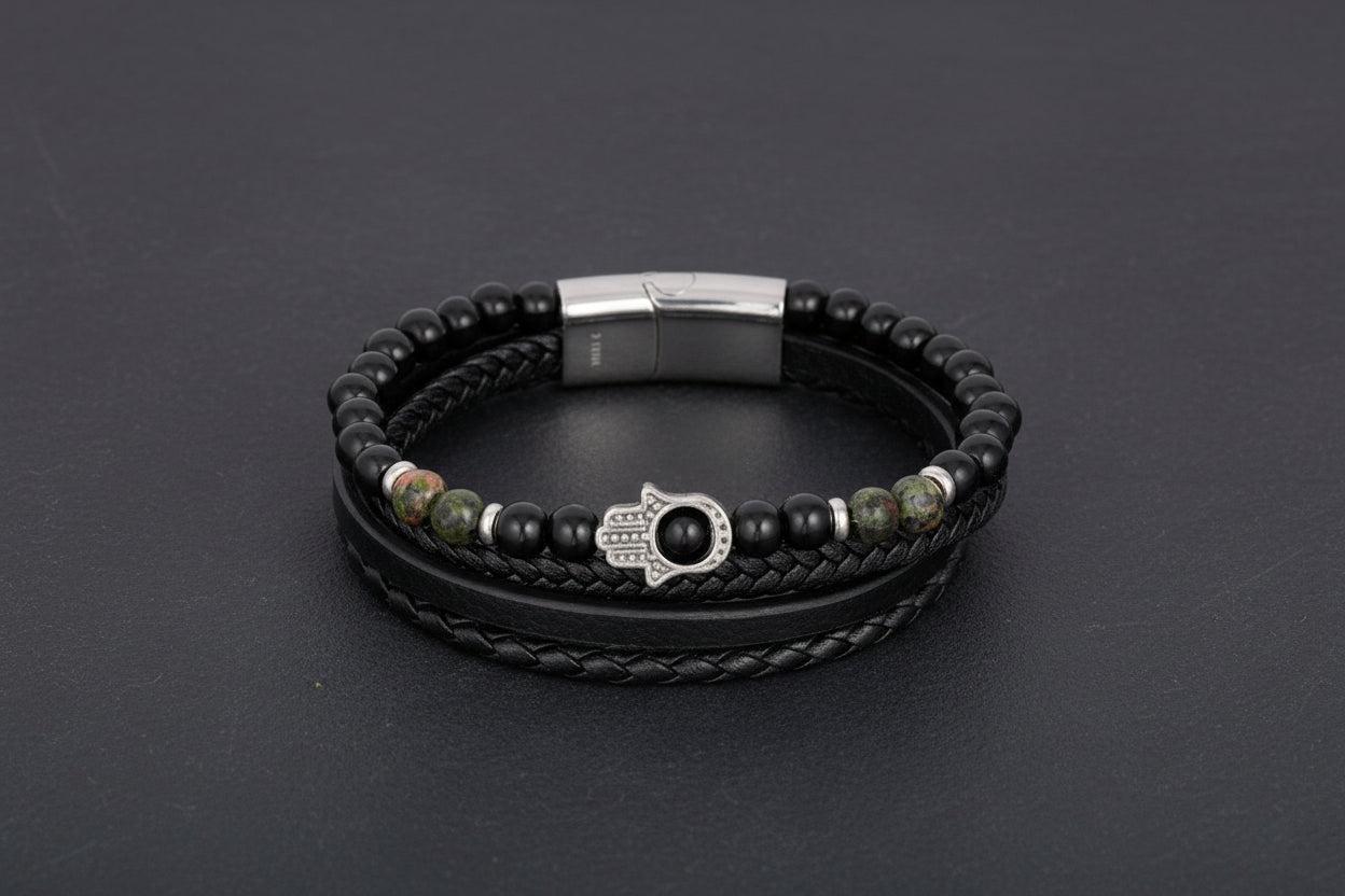 Vyriška apyrankė "Sėkmės talismanas"