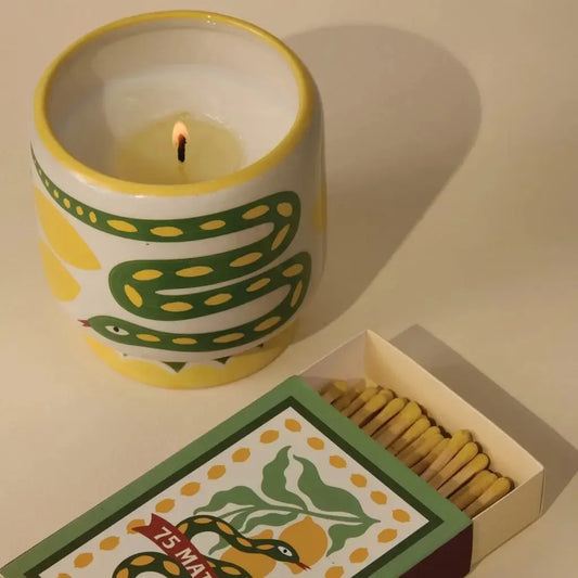 Žvakė "Snake" citrinžolės kvapo