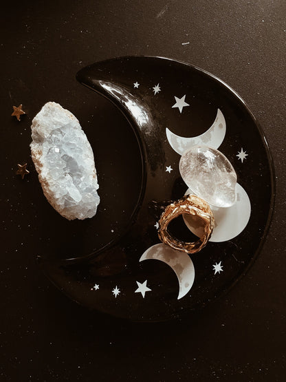 Keramikos padėkliukas "Jaunas Mėnulis"