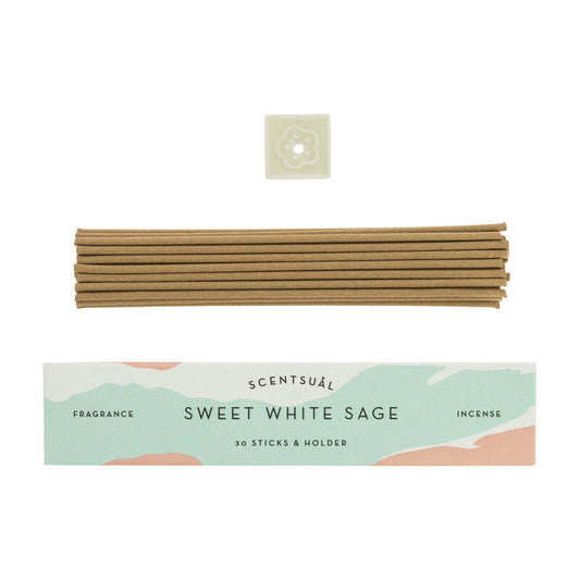 Japoniški smilkalai "Sweet White Sage" su smilkaline